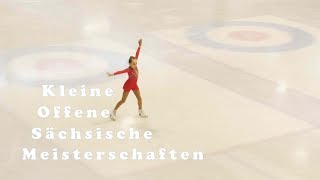 Kür Eiskunstlaufen Sonja Kleine Offene Sächsische Meisterschaften 2019