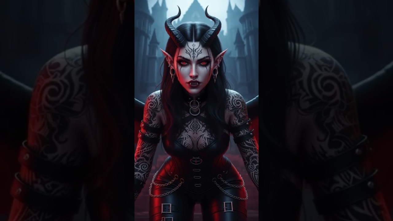 gorgeous goth dragon demoness what do you think