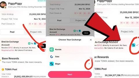 How to bind your Bitget Exchange on your Tomarket for the PiggyPiggy  Airdrop
