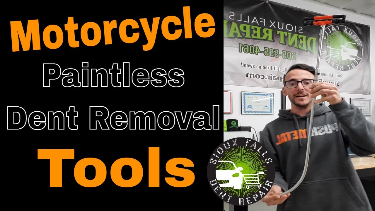 Motorcycle Paintless Dent Removal Tools Sioux Falls Dent Repair YouTube