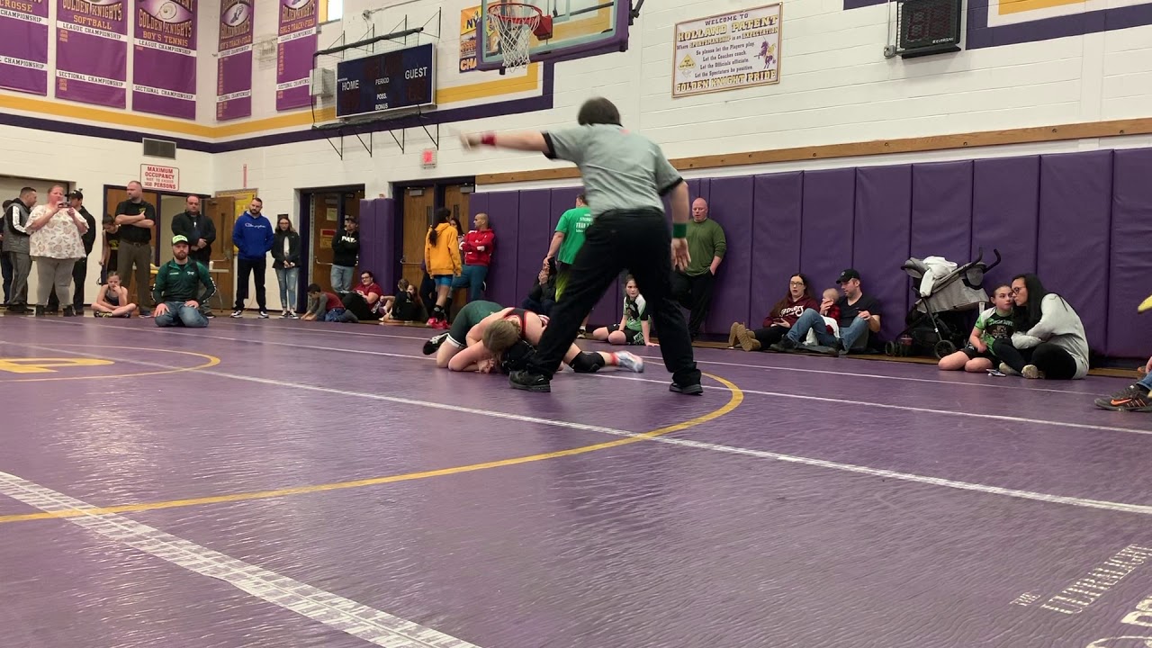 Bella Match 1 Holland Patent Girls Wrestling Tournament YouTube