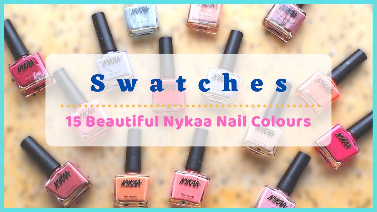 NYKAA BREATHABLE NAIL POLISH *PART 2* *PASTEL COLLECTION* SWATCHES - YouTube