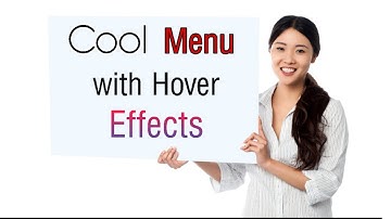 Cool menu hover effects using html and css in Hindi 2021 | css menu animation effects