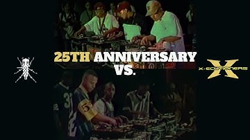 The 25th Anniversary INVISIBL SKRATCH PIKLZ vs X MEN - LIVE watch and commentary.