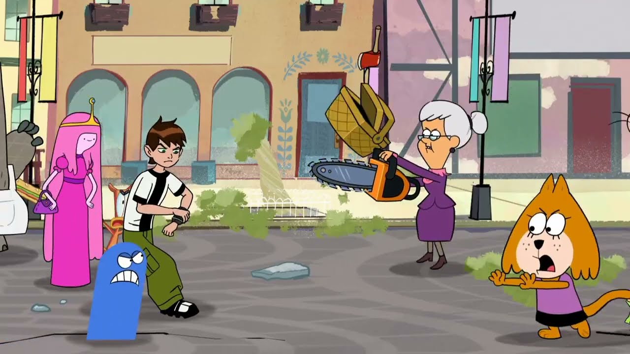 Jellystone! "Crisis en alegrías infinitas/Crisis on infinite mirths" Ben 10 aparece (Español Latino)