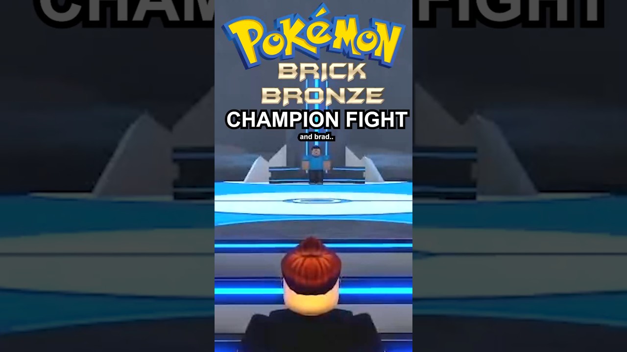 Beating the Champion with BUGS ONLY in pokemon brick bronze 