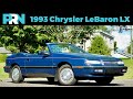 1993 Chrysler LeBaron LX Convertible Full Tour & Review