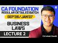CA Foundation Regular Batch Sep 26 / Jan 27 | Partnership Act 1932 | Lec 2 |  Indresh Gandhi ICAI CA