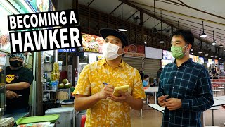 I Became a HAWKER For a Day and This is How it Went | Newton Food Centre🇸🇬