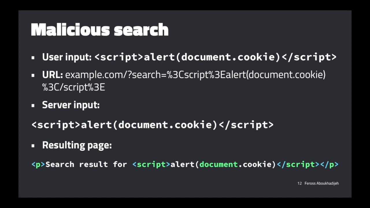 Web Security - Lecture 06 - Cross-Site Scripting (XSS) - YouTube