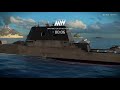 [Modern Warships] USS Zumwalt , Top Tier III Battle VS submarines !
