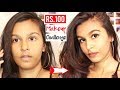 Full Face of Makeup Using Products Under Rs.100 Challenge | Mridul Sharma | Mridul Sharma