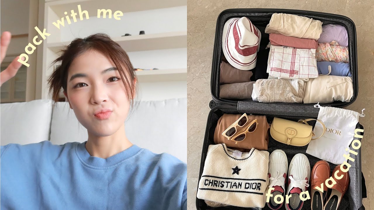 Pack with me for vacation ✨✈️｜看看我的行李箱都装什么  出国前准备 vlog