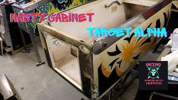 1976 Gottlieb Target Alpha / Getting Started Nasty Cabinet Time To Clean Ep 2