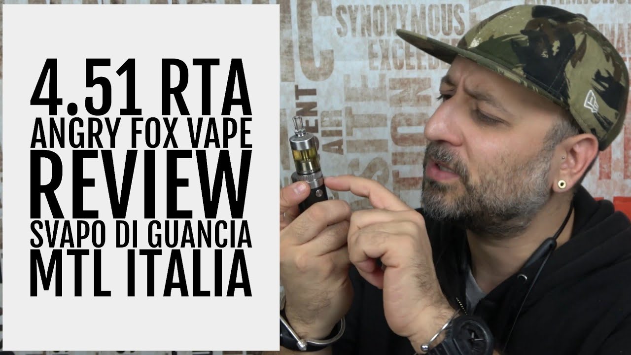 4.51 RTA - ANGRY FOX VAPE - REVIEW - YouTube