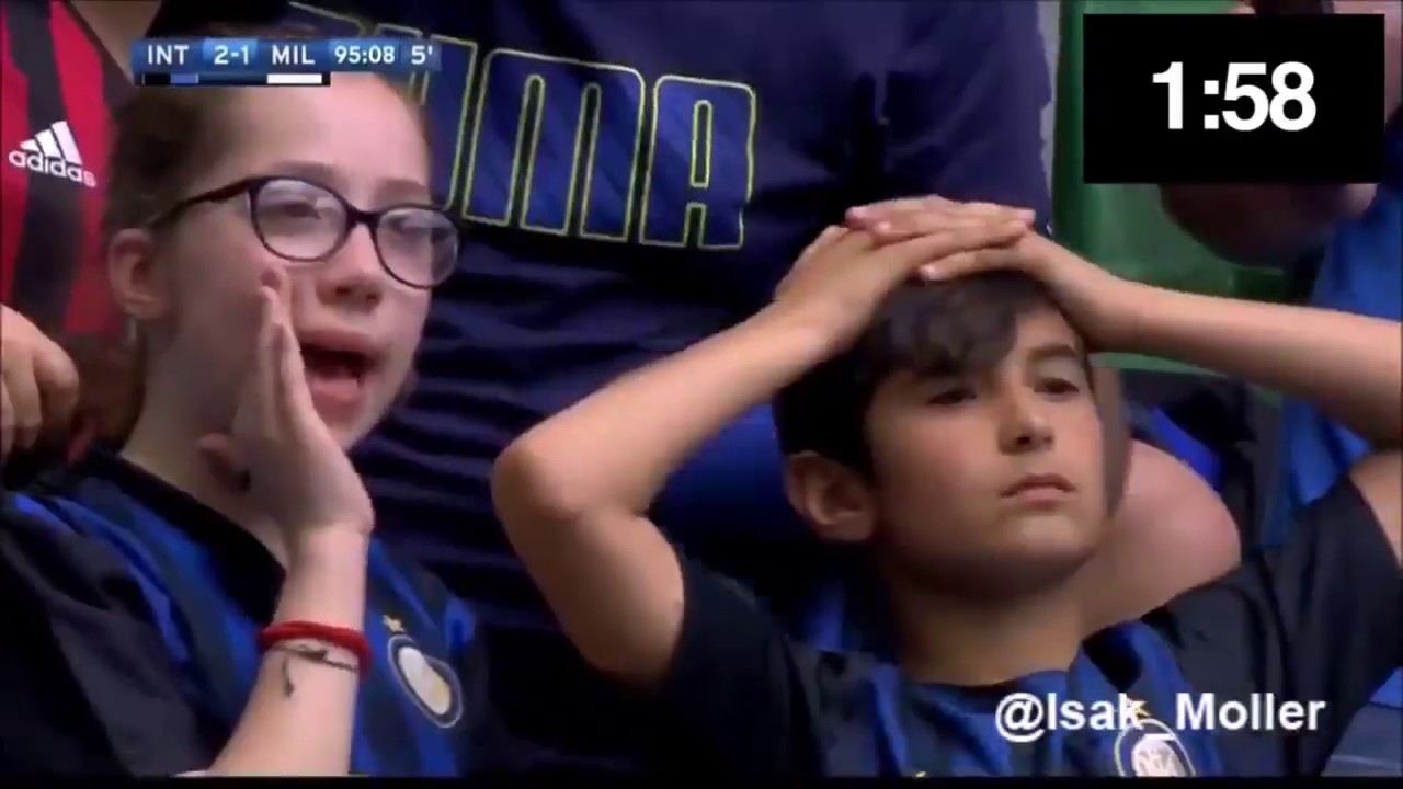 Inter-Milan 15/04/2017 Nati dopo, nati male