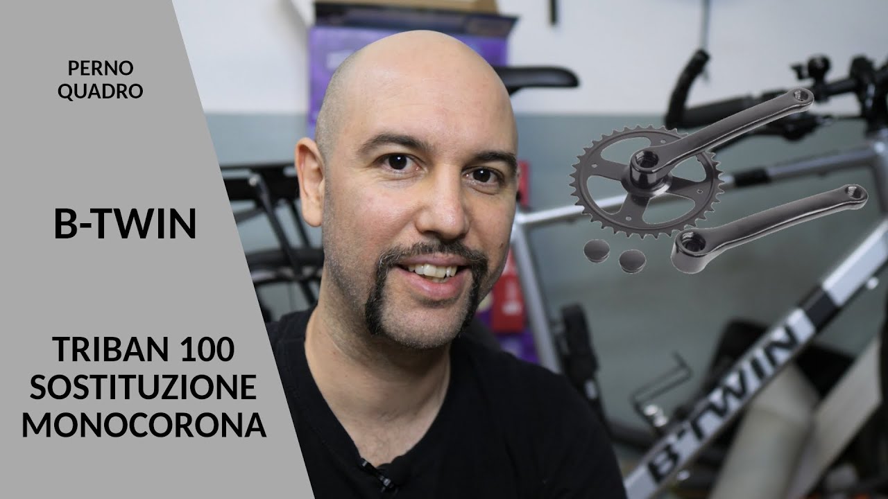 Decathlon B-Twin Triban 100 / RC100 hack monocorona perno quadro