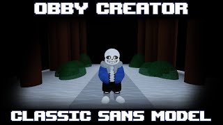 How to Build Classic Sans Obby Creator