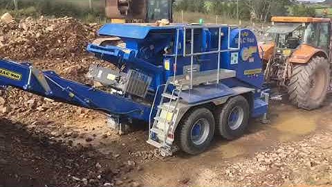 Efficient Aggregate Recycling: Herbst HAC900 PTO Crusher