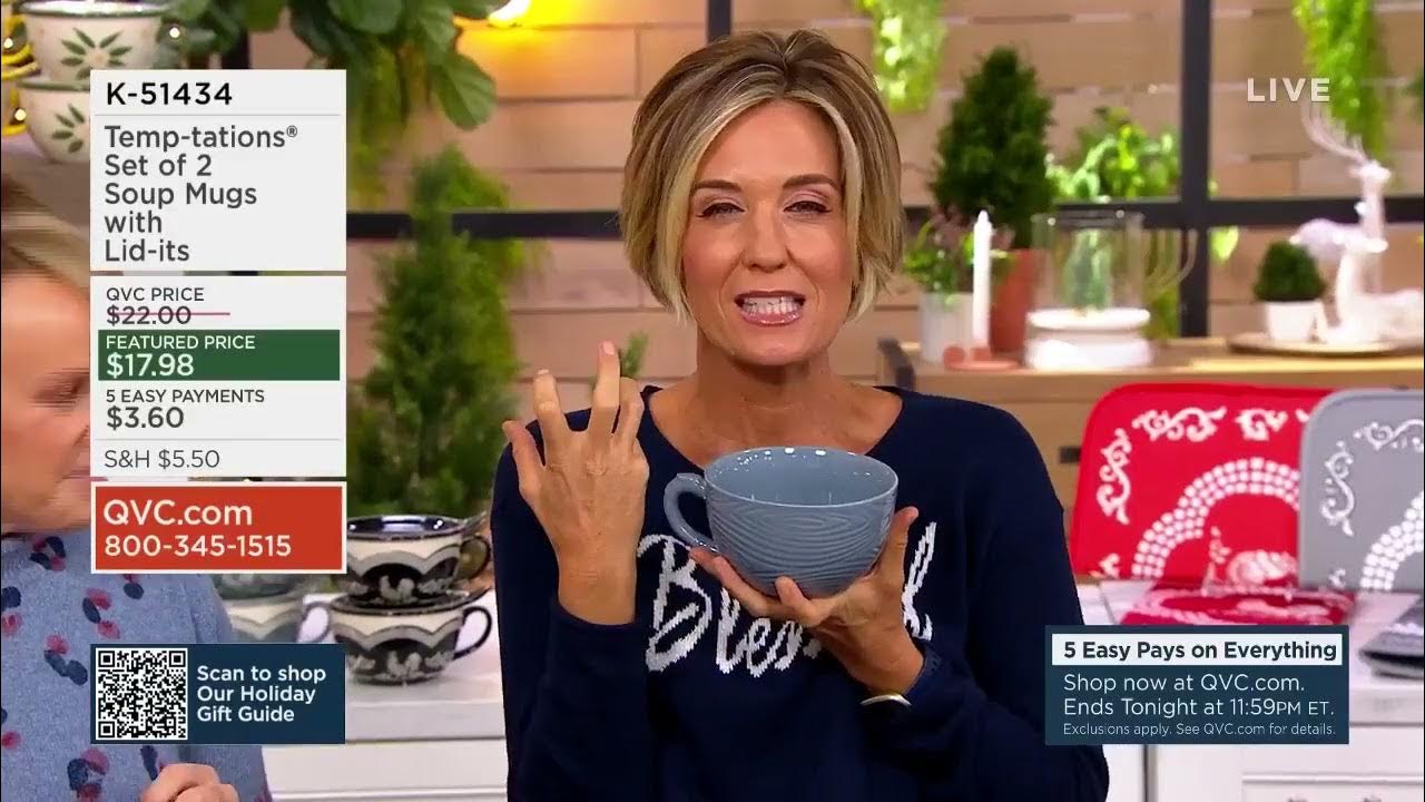 Temptations Presentable Table on QVC2 Hours with Tara Tesher and