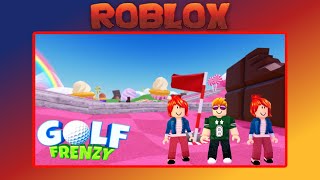 Playing Golf Frenzy With The Family 😁 (ROBLOX)