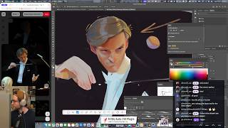 Stylized art study and chatting ✏️