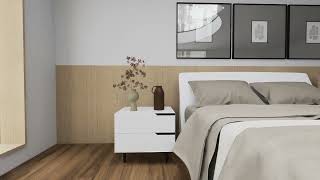 Bedroom Interior Animtion In D5