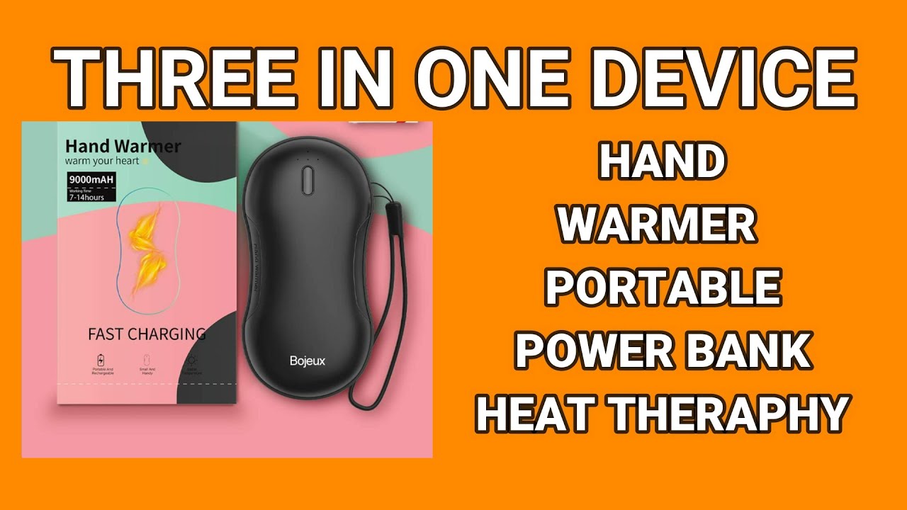THREE IN ONE DEVICE HAND WARMER PORTABLE POWER BANK HEAT THERAPHY YouTube
