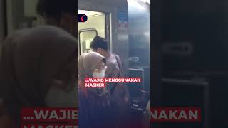Penumpang Kereta Sudah Tidak Wajib Gunakan Masker #shorts
