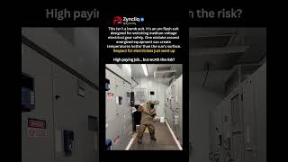 This Suit Protects Against Arc Flashes #shorts
