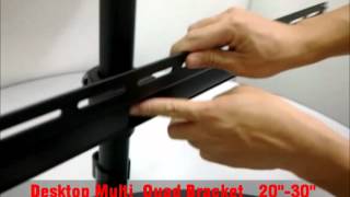 DMS-4175 Desk Multi Quad (20-30) Desktop Stand Bracket