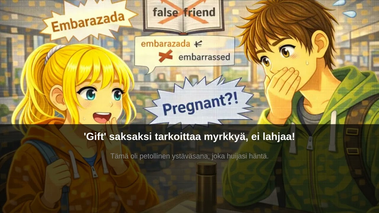 Learn Finnish with Stories: Petollinen ystäväsana | A2 Beginner