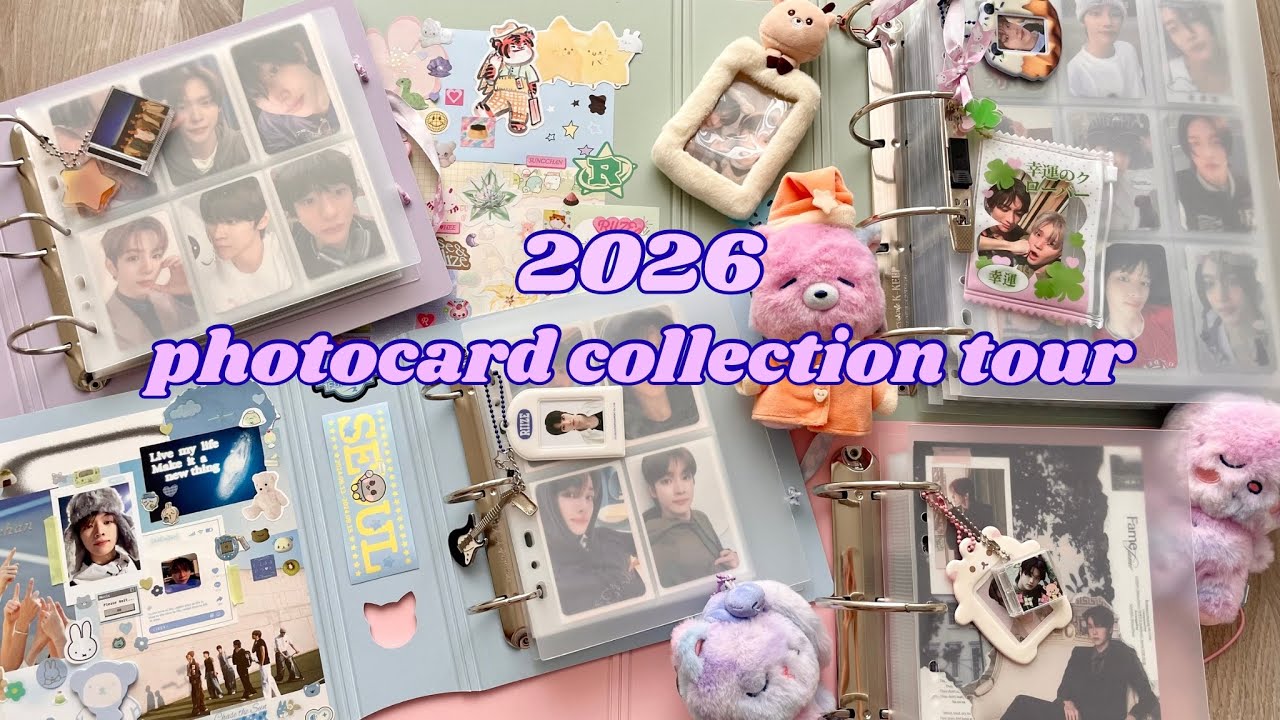 2026 kpop photocard collection tour ⋆˚꩜｡ riize, red velvet, xnghan, kai, hearts2hearts & more