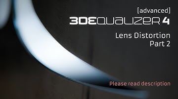 3DEqualizer4 R1 [advanced] - Lens Distortion [Part 2/2]