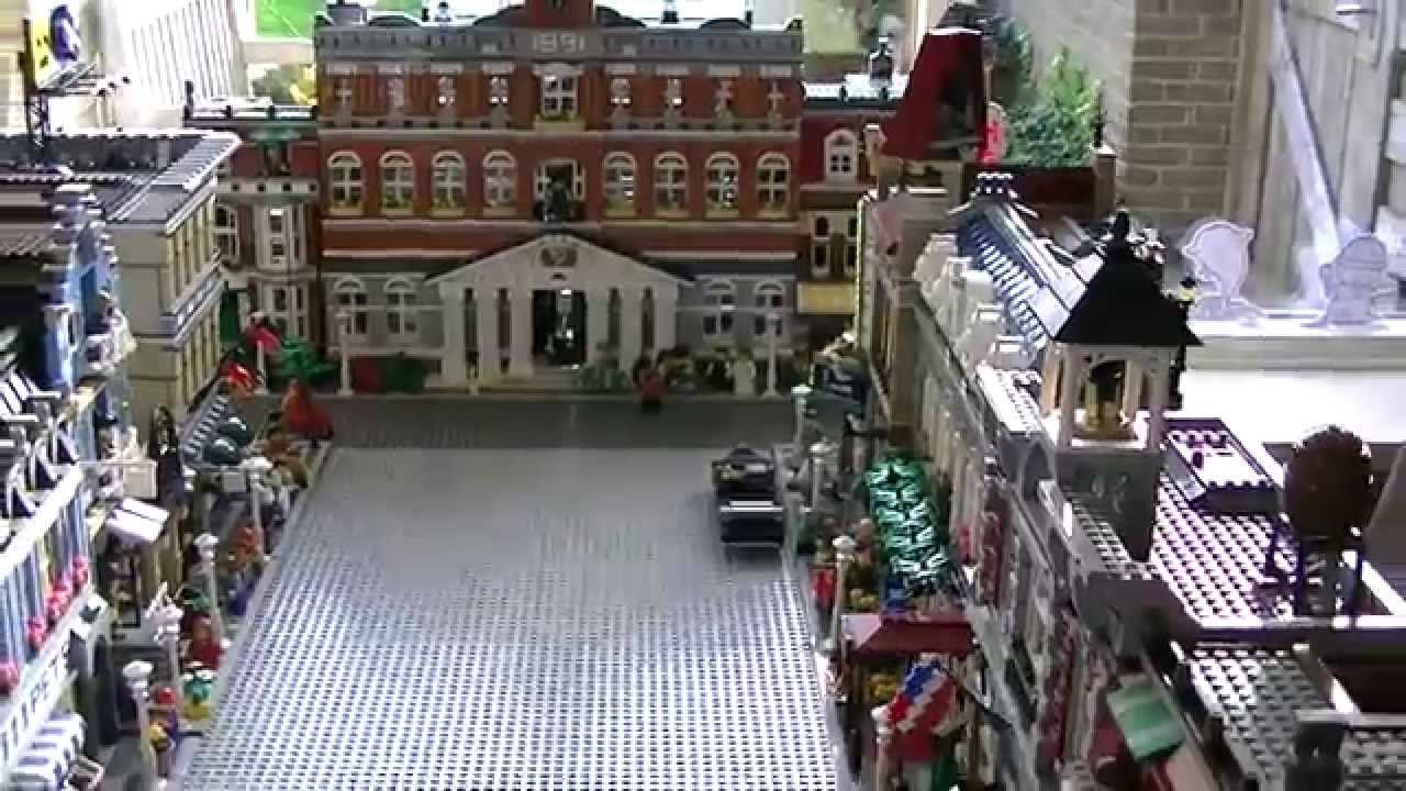 all lego modular buildings connected