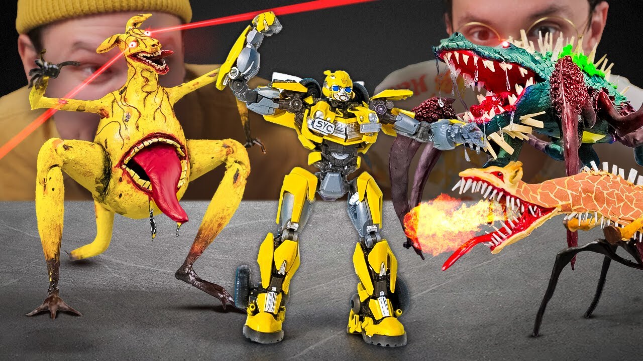 ¡Bumblebee contra Zoochosis Mutante: Increíble Enfrentamiento de Bricolaje!