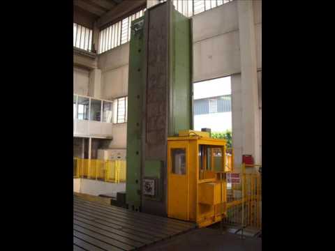 6.3" PAMA CNC FLOOR RAM TYPE HORIZONTAL BORING MILL, 2000