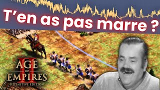 Je 1V1 un SPAMMEUR avec + de 5000 GAMES à son actif ! AGE OF EMPIRES 2 (~1350 elo)