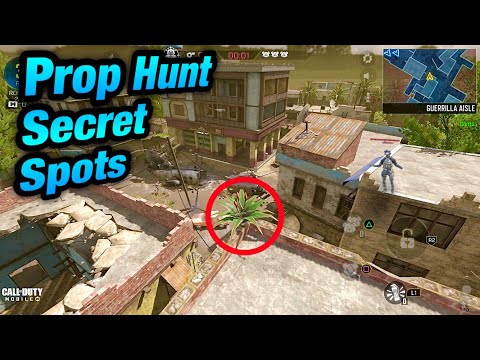 COD Mobile: Prop Hunt - Best Secret Spots (Crash & Stand-off)