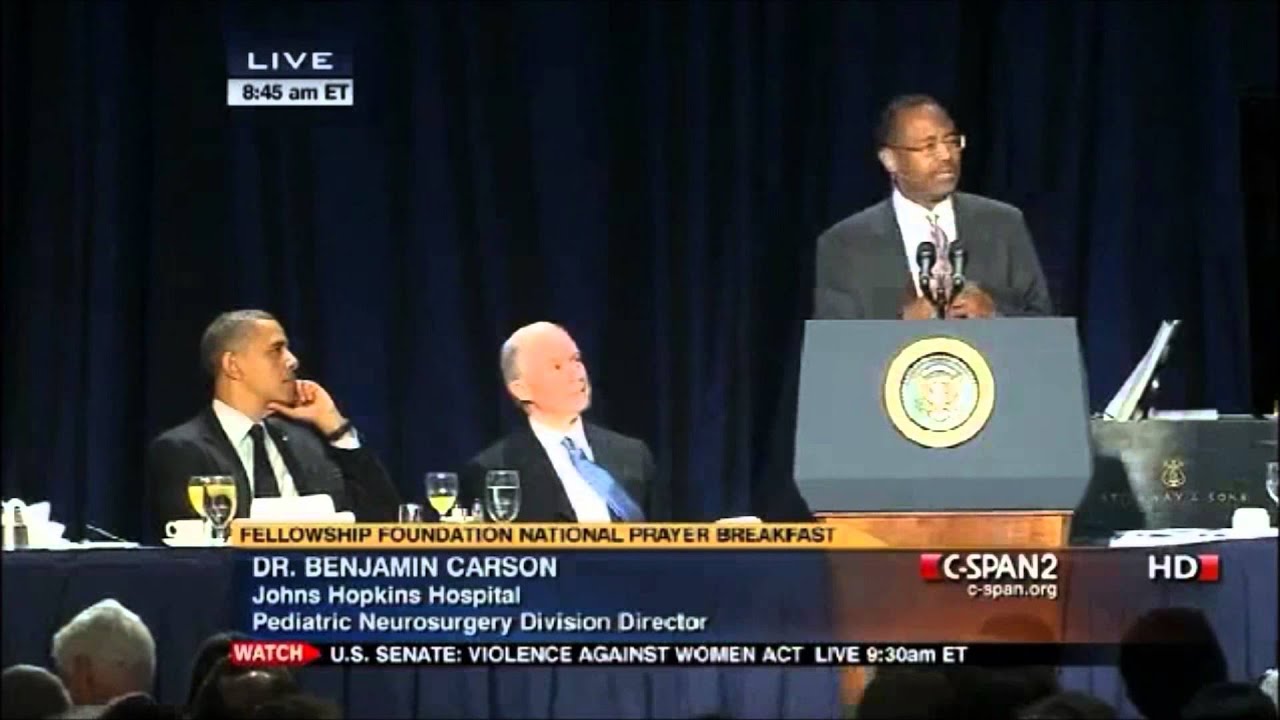 dr ben carson prayer