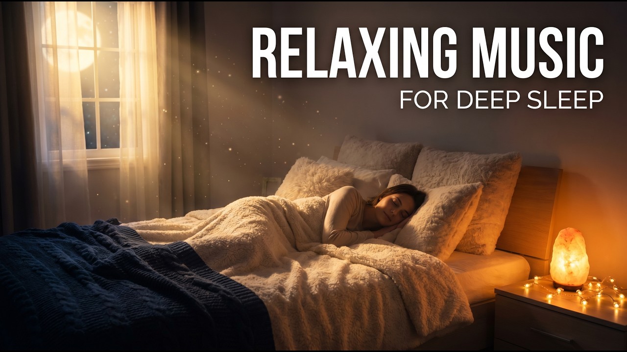 Relaxing Music for Deep Sleep • Fall Asleep Fast, Calm Night Music for ...