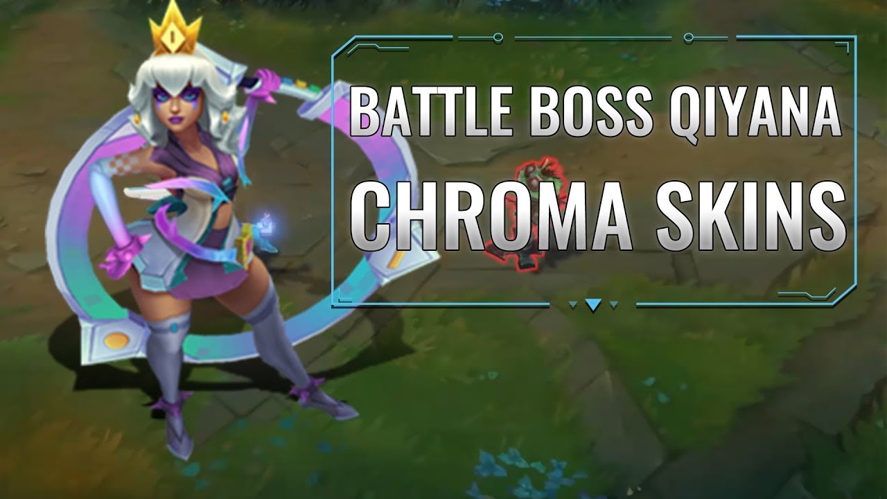 Battle Boss Chroma skins(League of - YouTube