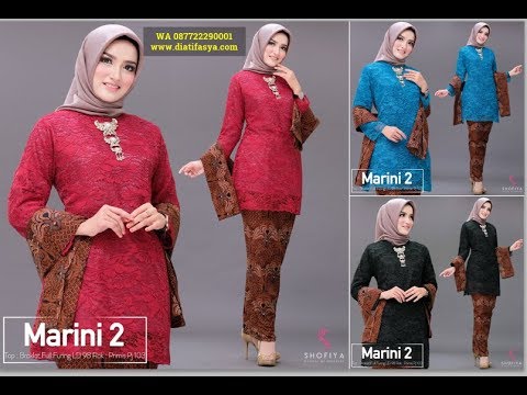  Model  Kebaya  Hijab Simple Modern Terbaru  Bisabo Channel 2020 