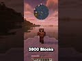 Day 61 of walking 2000 blocks everyday until I reach the world border in minecraft #shorts #fyp