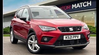 Used SEAT Arona 1.0 TSI FR DSG | Motor Match Crewe | KS21PPV