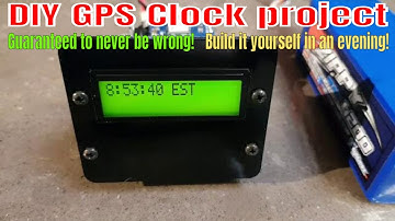 GPS Clock using Arduino Uno and Ublox 6m breakout