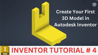 Create Your First 3D Model in Autodesk Inventor #inventor2025
