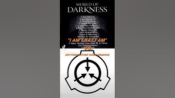 “I AM THAT I AM” Vs. Comp SCP #worldofdarkness #scp #scpfoundation #comics #powerscaling
