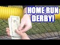 PAYING TO REPLACE BROKEN GLASS IN A HOME RUN DERBY! | On-Season Softball Series