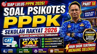 Soal PPPK Sekolah Rakyat 2026 | Pembahasan Soal Psikotes PPPK Sekolah Rakyat Guru Tendik Asuh Asrama